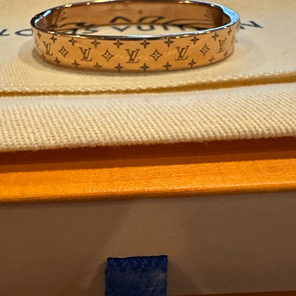 Louis Vuitton Rose Gold Nanogram Cuff - Picture 2 of 5